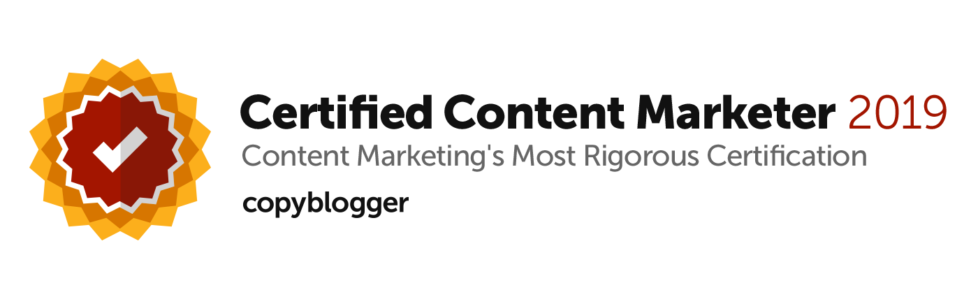 Copyblogger Content Marketing Certified Professional