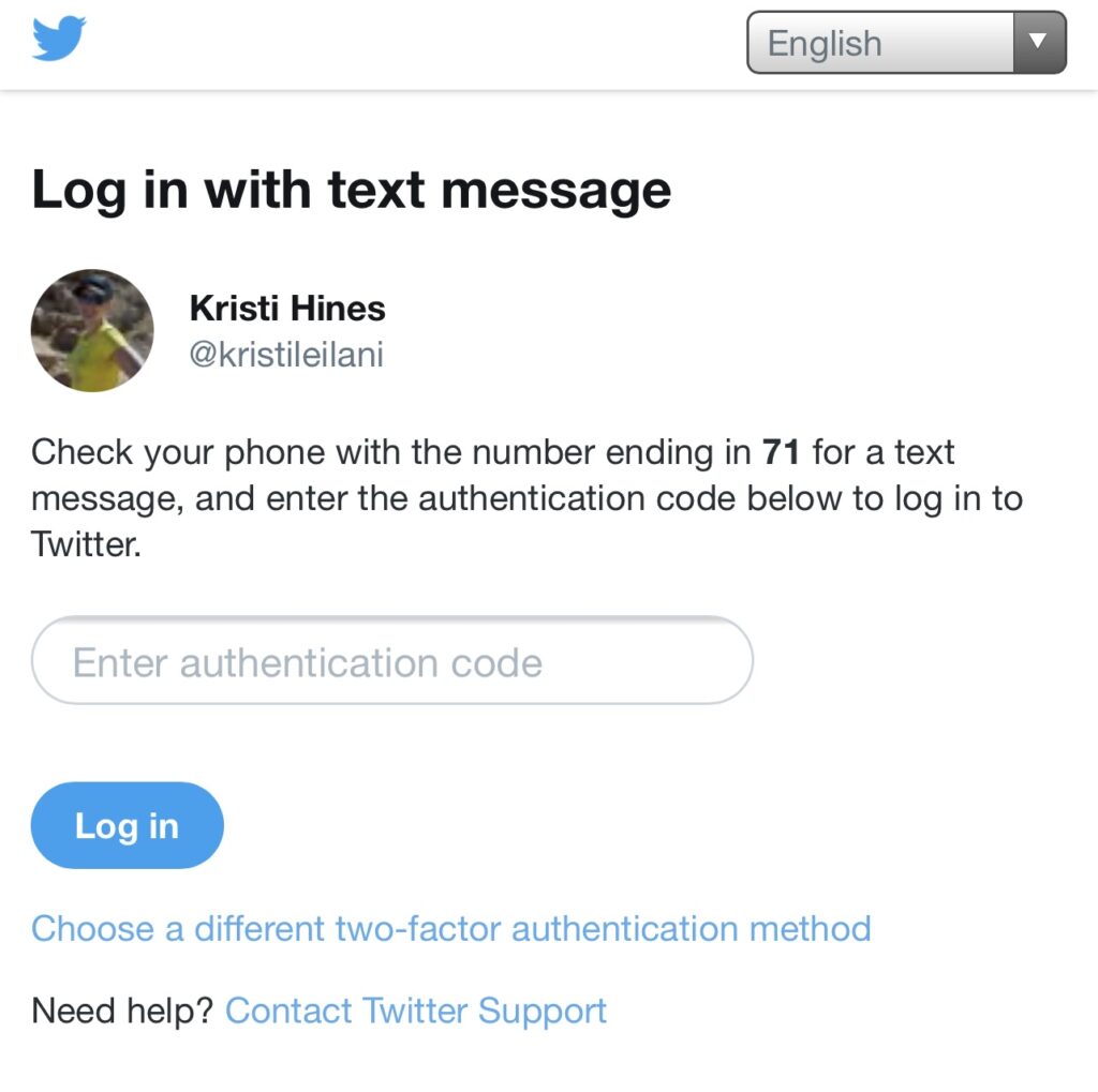 How to Login: Two Factor Authentication and Not Receiving Text Messages - Twitter